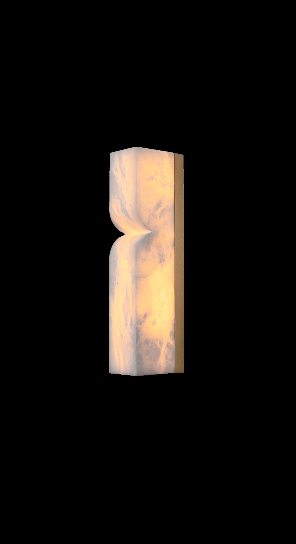 Wave I Alabaster Wall Light